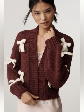 NWT Anthropologie Bow Sweater